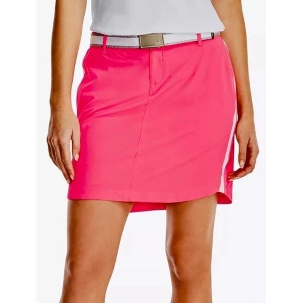 Under Armour Skort Women's Size 8‎ Pink UA Links Golf Pickleball